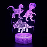 Dinossauro Luz da noite Crianças Led Dino lâmpada  3D - Casa e Decoração - I