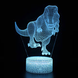 Dinossauro Luz da noite Crianças Led Dino lâmpada  3D - Casa e Decoração - E
