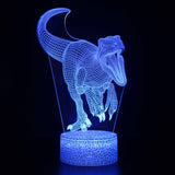 Dinossauro Luz da noite Crianças Led Dino lâmpada  3D - Casa e Decoração - C