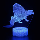 Dinossauro Luz da noite Crianças Led Dino lâmpada  3D - Casa e Decoração - H