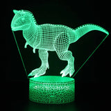 Dinossauro Luz da noite Crianças Led Dino lâmpada  3D - Casa e Decoração - C