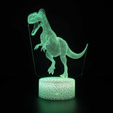 Dinossauro Luz da noite Crianças Led Dino lâmpada  3D - Casa e Decoração - K